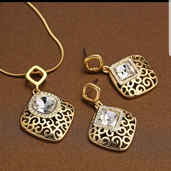 Jewelry - 3pc jewelry set with Swarovski Elements